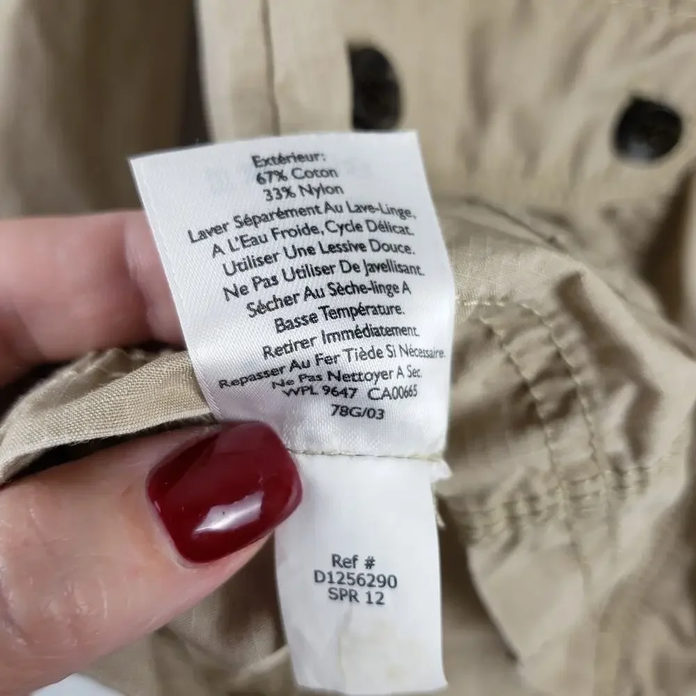 Eddie Bauer Men's L‎ Utility Jacket Beige Tan Utilitarian Gorpcore Lightweight
